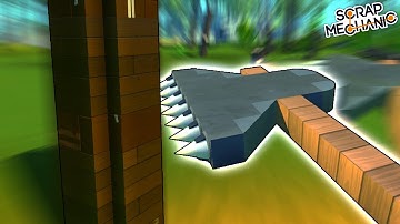 GIANT AXE LOGGING CHALLENGE! - Scrap Mechanic Multiplayer Monday