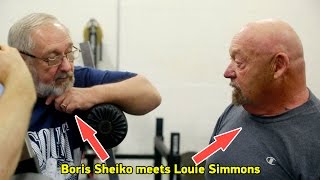 Boris Sheiko meets Louie Simmons, August 17, 2016. Columbus, OH