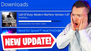 The NEW FREE DLC UPDATE in MODERN WARFARE (1.07)