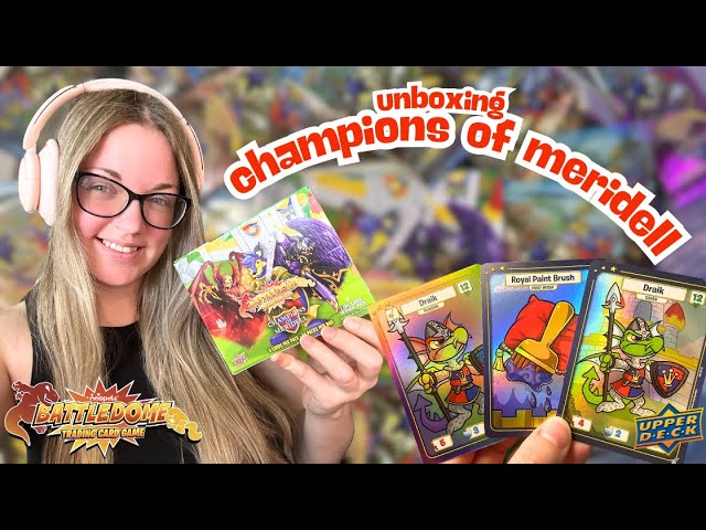 Champions of Meridell Box Opening | Neopets Battledome Trading Card Games  Newest Expansion Set