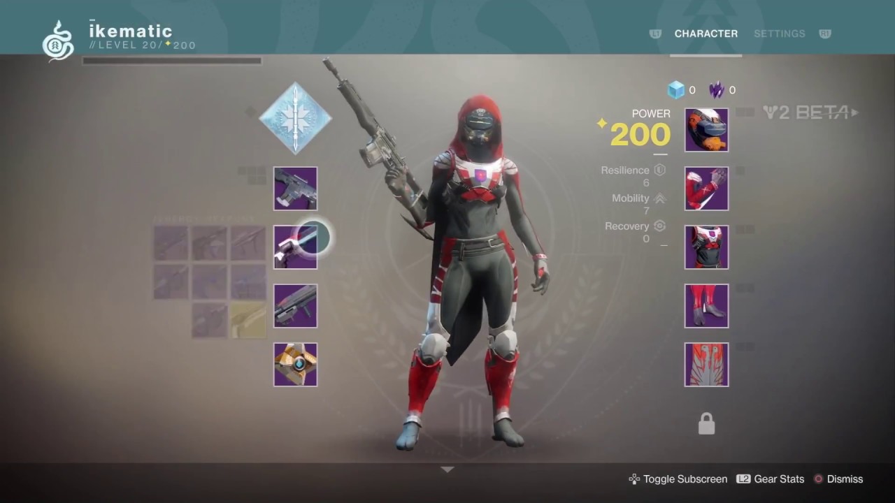 Destiny 2 Multiplayer Beta Footage Warm Up