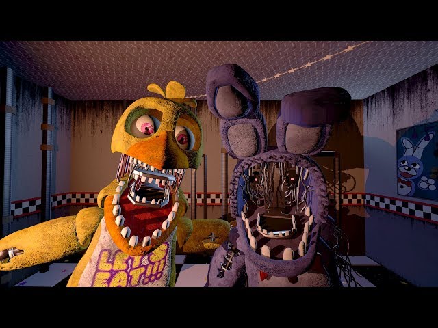 Withered Bonnie and Withered Chica 🐰🐤