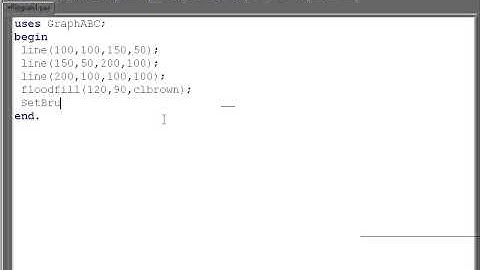 Используя модуль Graph ABC, нарисуем дом