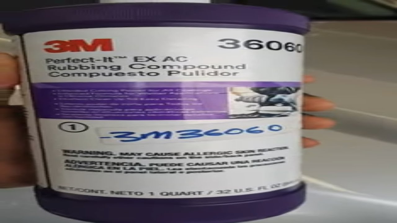 3M Perfect It EX Rubbing Compound Quart 36060 by 3M