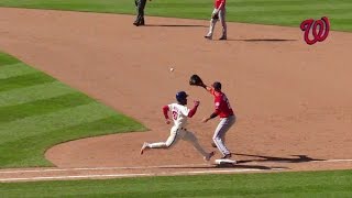 WSH@PHI: Drew's strong throw gets Herrera at first