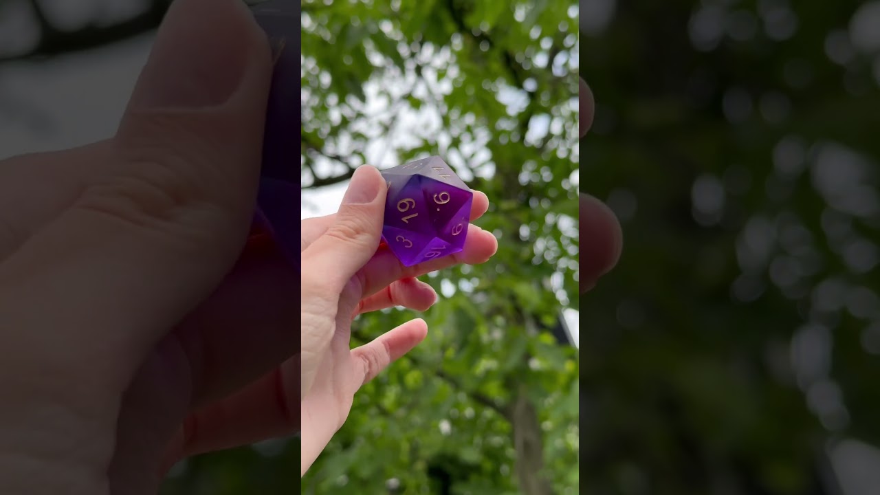 Czy to najładniejsza kość D20, jaką widziałeś?! 🎲✨