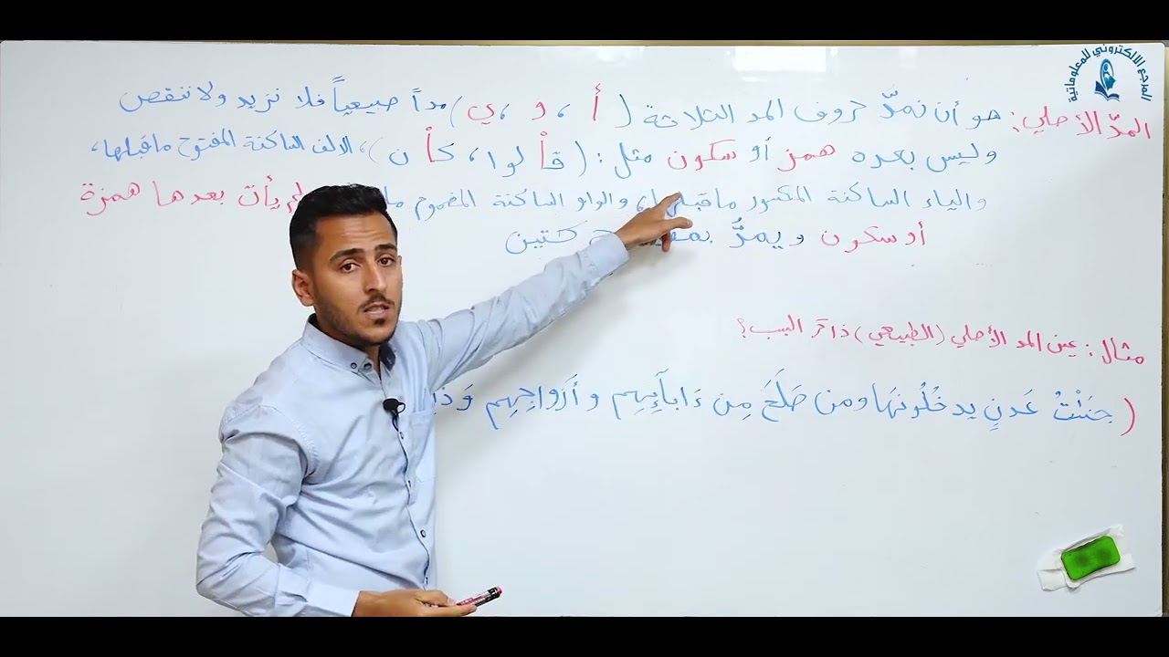 مادة التربية الاسلامية للصف الاول متوسط : احكام التلاوة ( المدّ )