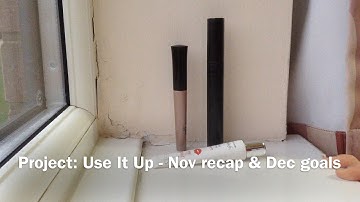 Project: Use It Up - Nov recap & Dec goals