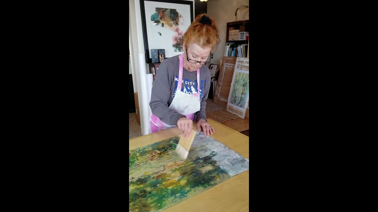 From My Studio: Rice Paper Wet Mounting and Finishing