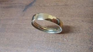 Cómo Hacer un Anillo con una Moneda. How to Make a Ring with a Coin DIY