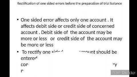 Trial balance and Rectification of errors - Part 3