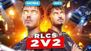 VATIRA & JUICY DETRUISENT LES RLCS 2V2 vs DES PROS....