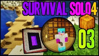 Minecraft SURVIVAL SOLO4 - 03 - Budujemy mosty, czyli wyprawa po dynię :)... i skok do Netheru