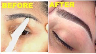 HOW TO SHAVE YOUR EYEBROWS AND FACE KINDER BEAUTY