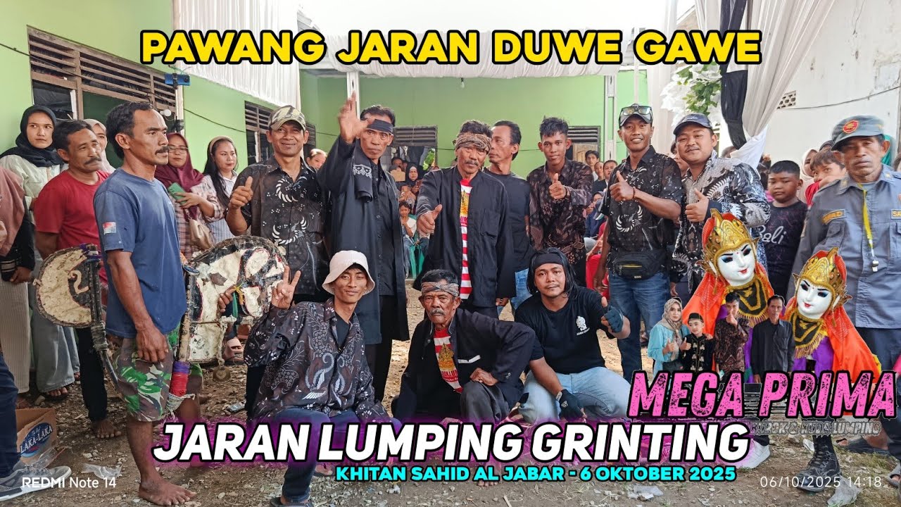 Jaran Lumping Kesurupan Ceceak - Burok Mega Prima Terbaru ~ Live Desa Grinting 06 Oktober 2025