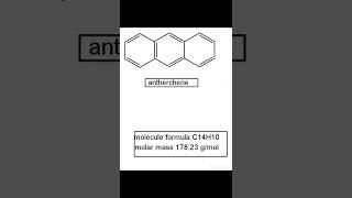 anthracene structure formula #chemistry #shorts #chemistrynotes #chemistrylovers Resimi