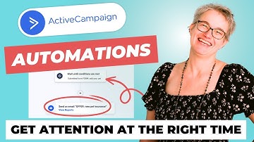 How to use AUTOMATION in Activecampaign to send Emails – Get attention at the right time