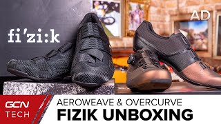 New Fizik Vento Powerstrap R2 Aeroweave and Tempo R4 Cycling Shoes | GCN Tech Unboxing