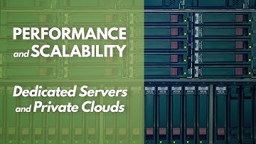 Performance and Scalability of Dedicated Servers and Private Clouds