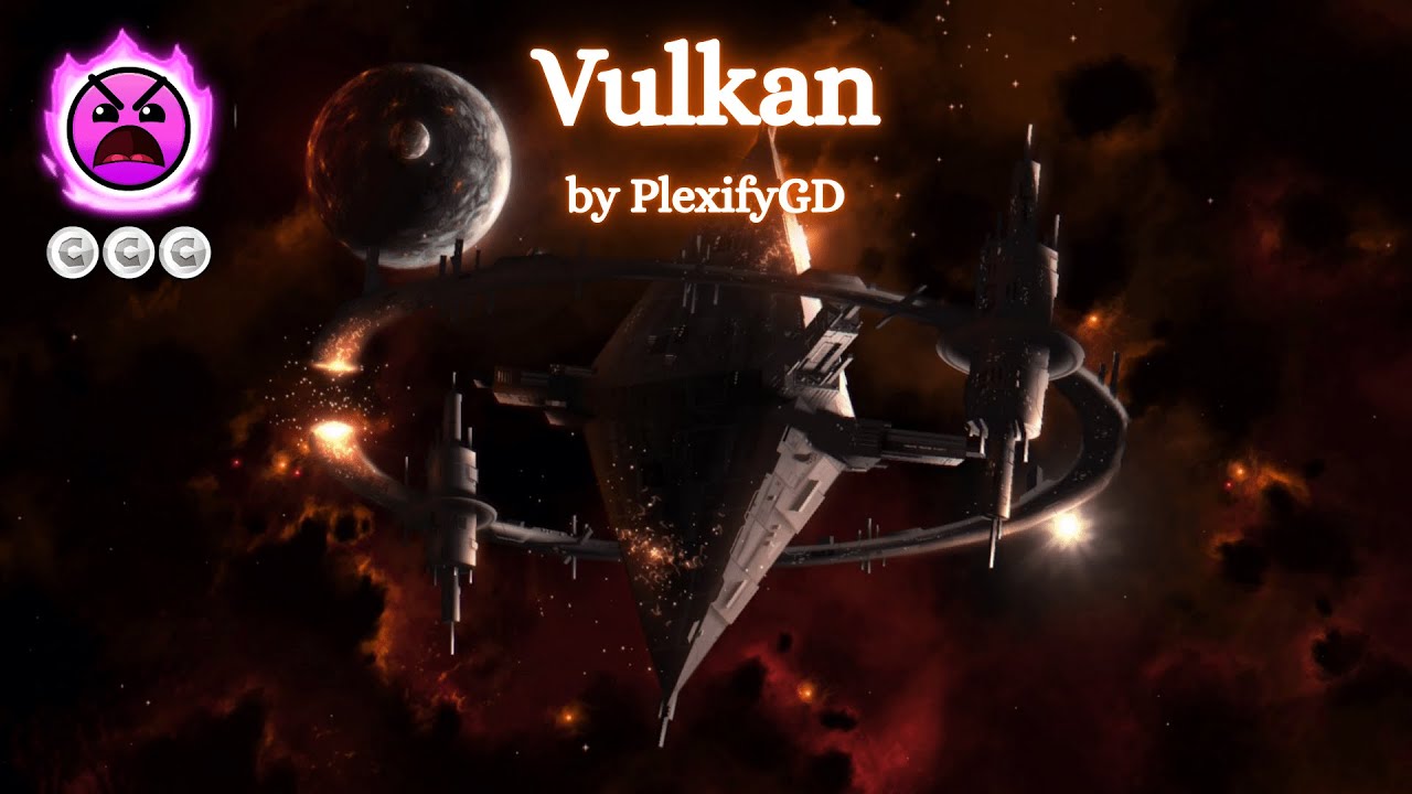 Vulkan by PlexifyGD (Insane 9 stars) [3 coins] {Legendary} -Geometry ...