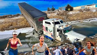 Extremely Dangerous IDIOTS Heavy Truck You Have Never Seen - Heavy Equipment Excavator Fail! (P81)
