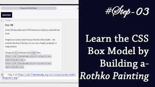 #Step-3 | Learn the CSS Box Model by Building a Rothko Painting | freeCodeCamp | no speaking.
