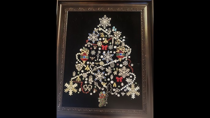 DIY Modern Christmas Trees (Holiday Crafts) - Craftionary  Jeweled  christmas, Jeweled christmas trees, Jewelry christmas tree