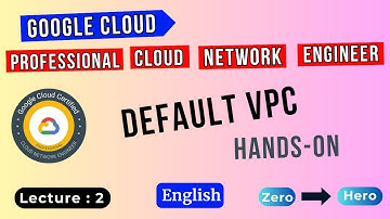 Lecture 2 | Default VPC Explained | GCP Professional Cloud Network Engineer Training |GPM Tech Train
