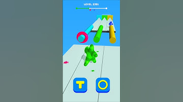 Blob Shifter 3D Level 2391 | Cubic Gaming #shorts #youtubeshorts #gaming