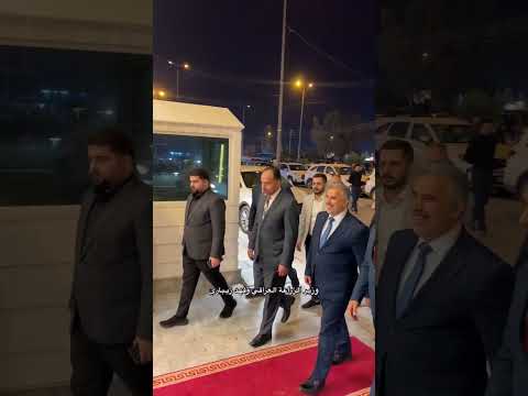 فهد زيباري و وزير الزراعة العراقي عباس العلياوي في النجف الاشرف مركز الرافدين للحوار