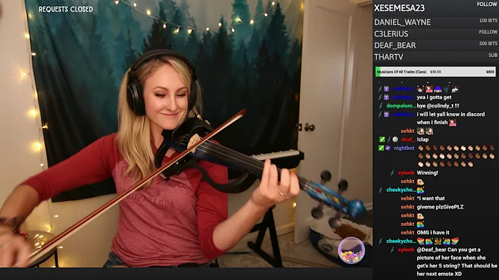 The Witcher 3 Wild Hunt - The Fields of Ard Skellig | Violin Improvisation by Justine Griffin