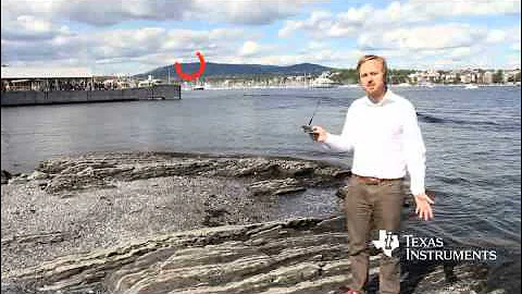 Range test of CC1120 sub-1 GHz performance line