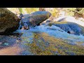 Water Flowing Screensaver (No Sound) — 4K UHD Waterfall Flowing Over Boulder
