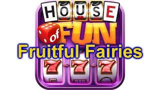 HOUSE OF FUN Slots Game Fruitful Fairies On Cell Phone screenshot 4