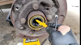 19992013 Chevrolet Silverado rear axle bearing replacement