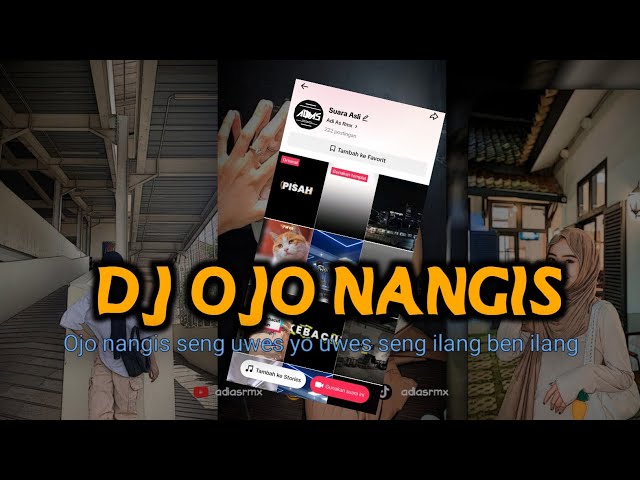 DJ OJO NANGIS SENG UWES YO UWES SENG ILANG BEN ILANG VIRAL TIKTOK ADI AS RMX class=