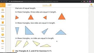 Math Book Exercise (Classifying Triangles)