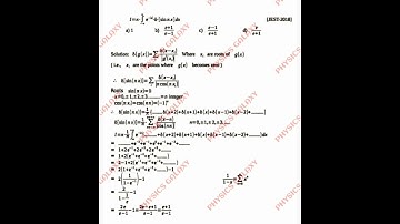 JEST-2018 Solution|Dirac Delta Function|Physics Galaxy| #csirnetphysics #jestphysics #tifrphysics