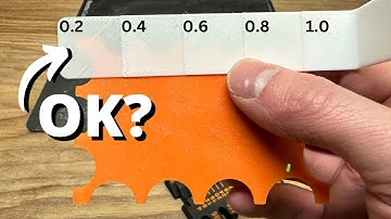3D Printed Layer Gauge for Choosing Top and Bottom Thickness on Multi Color Prints