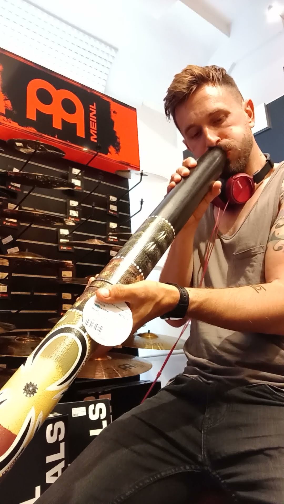 MEINL Percussion - Synthetic Head Bendir - FD12BE-TF - YouTube