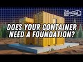 What you should put your shipping container on