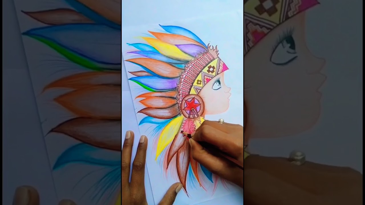 Very easy Goa💃 culture and tradition drawing with oil pastel-Step by step  for beginners | Folk dance - YouTube