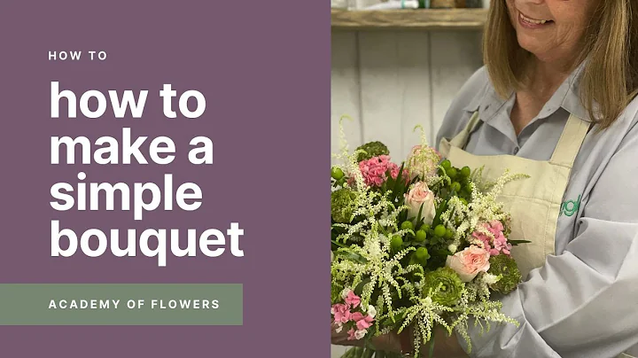 How to Make a Simple Hand Tied Bouquet with Spiral Technique