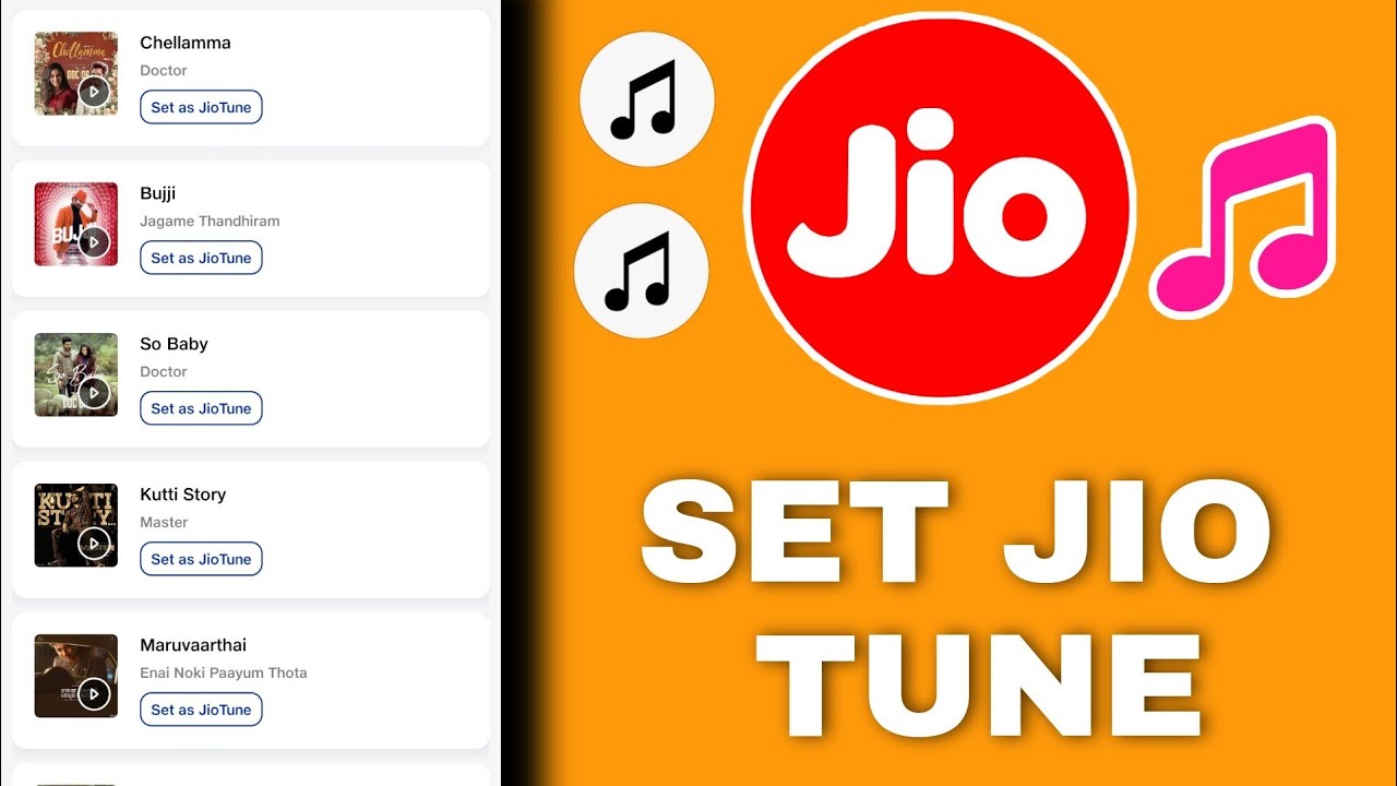 How to set JIO Tune on mobile Easily Change Caller tone YouTube