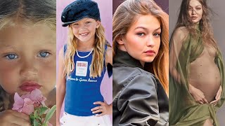 Gigi Hadid evolution from age 1 to 25 #youngGigiHadid  #gigiHadid #gigiHadidevolution #shortsstudio