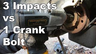 3 IMPACTS VS ONE Tiny 1.5 LITER Crank Pulley Bolt