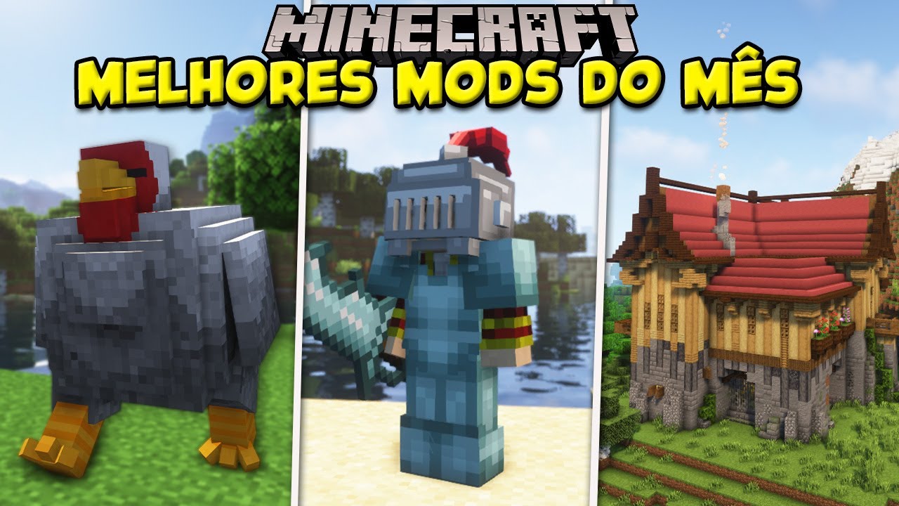 TOP 10 MELHORES MODS DO MÊS PARA O MINECRAFT (Junho 2022) - YouTube