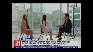 Kara at Mia, sumalang sa back-to-back interview para sa Chika Minut...
