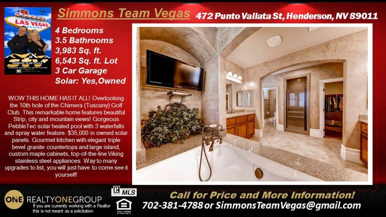 4 bedroom home 3.5 bath 3983 square foot home in Tuscany Village