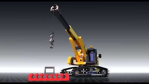 Lego Technic - 9391 Kraan met Rupsbanden